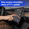 Вращающийся держатель экрана автомобиля для Tesla Model 3 Y 2017-2022, поворотный кронштейн для центральной консоли, поворот экрана GPS на 15/30 градусов