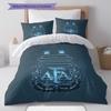 Argentina National Football Team Pattern Bedding,Quilt Set Quilt Cover Pillowcase Home Birthday Gift(1 * duvet cover + 2 * pillowcase, without core)