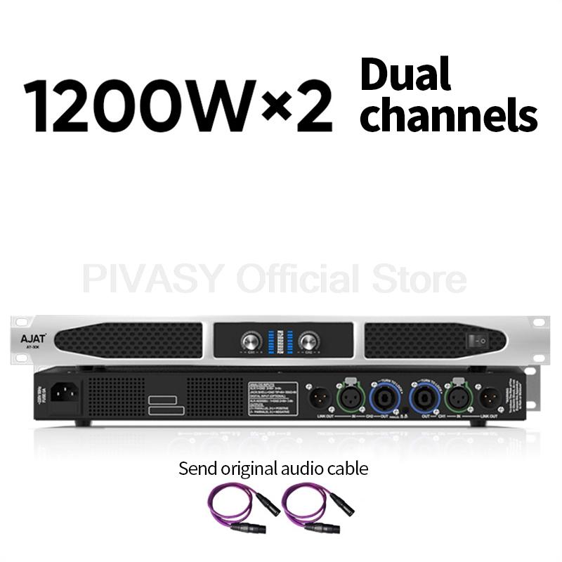 750-2000 Вт*2 Мощный профессиональный усилитель звука 2/4-канальный Hi-Fi цифровой сабвуферный усилитель для сцены, домашнего кинотеатра, усилитель звука