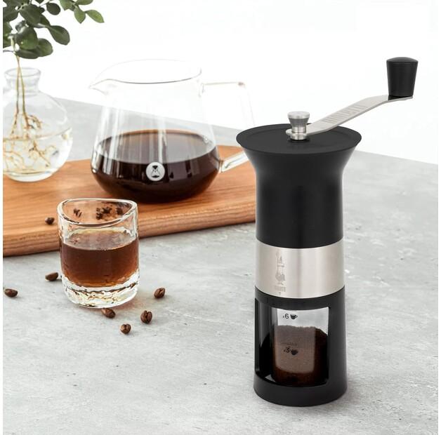 Ручная кофемолка Bialetti из нержавеющей стали (MCPRO001)