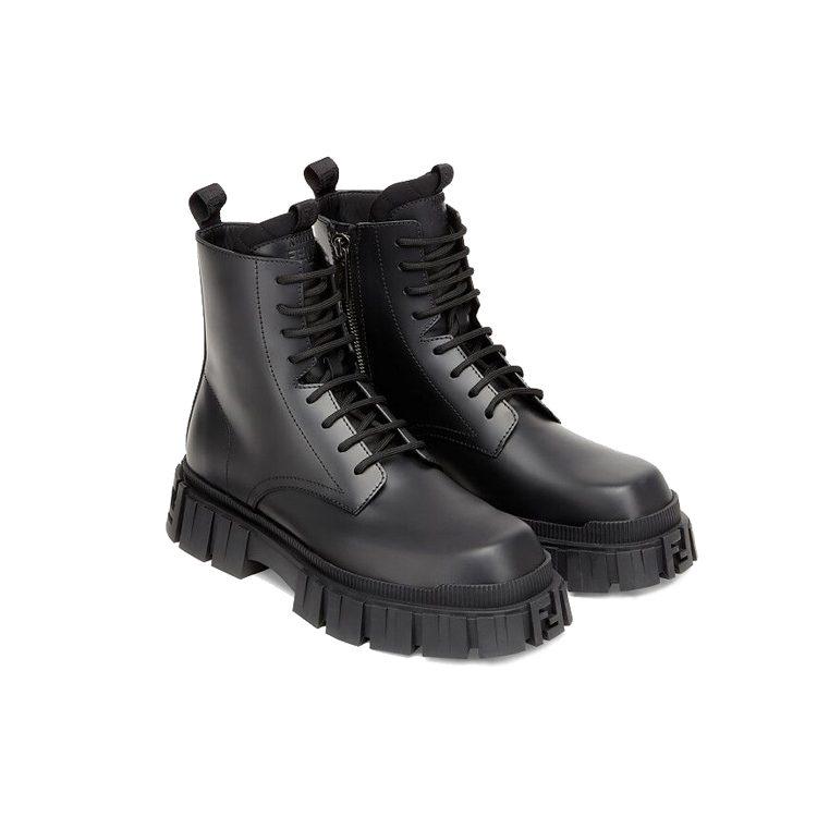 Fendi Боевые ботинки Force PU Мужские Черные 7U1447AD74F0ABB
