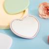 Handheld Handheld Mirror Single-sided Beauty Make-up Mirror Modern Heart-shaped Mirror  Girls