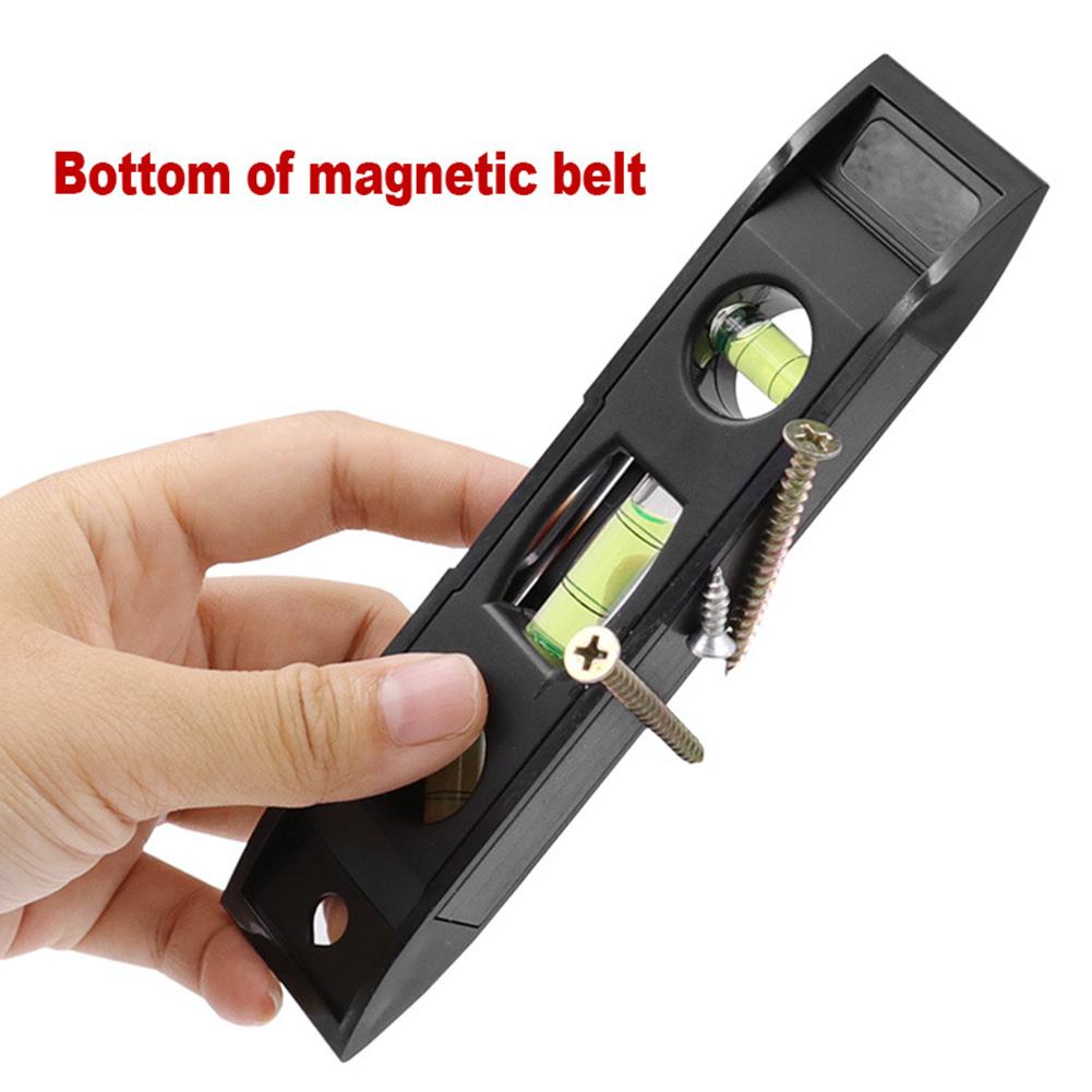 Magnetic Spirit- Level 6 Inch Small Torpedo Lightweight Pocket Brick Levels Bubble Tube Magnet Bubble Carpentry Tool Accessories