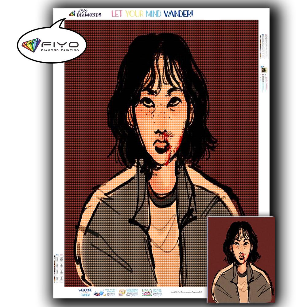 5D алмазная живопись корейский сериал картина ручной работы подарок Алмазная вышивка мультфильм портрет рукоделие украшение дома