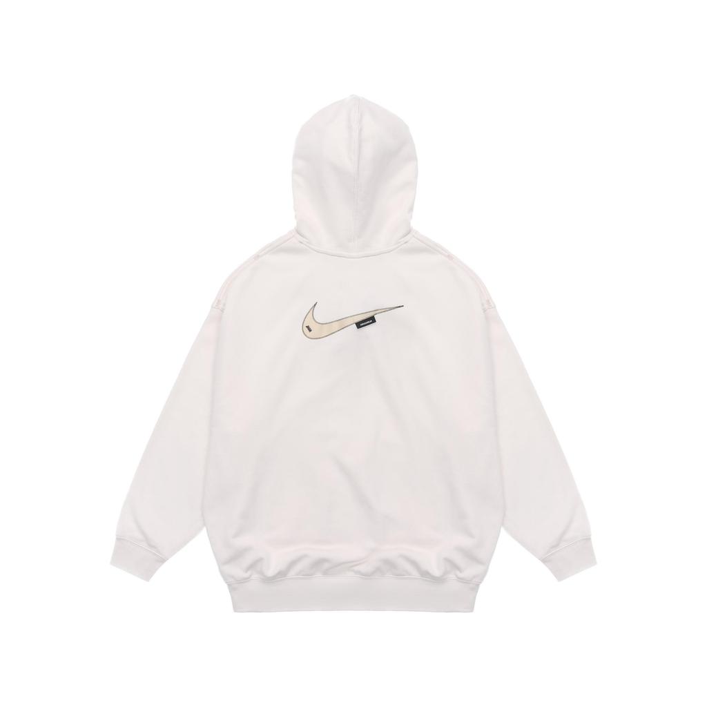 Nike Свободная толстовка с вышитым логотипом Женские толстовки белого цвета DM6202-030
