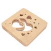 Wooden 3D LED Light Valentine\'s Day Hollow Hearts Shape Style Pine Wood USB Power Supply Decorative 