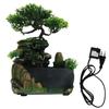Simulation Resin Rockery Fake Tree Feng Shui Waterfall Humidifier Decoration