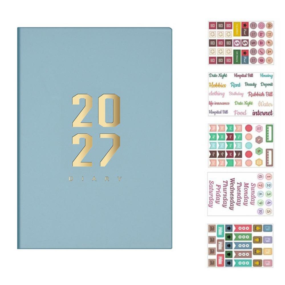 A5 Size Calendar Planner Thick Paper Academic Planner English Language Work Planner For Efficiency