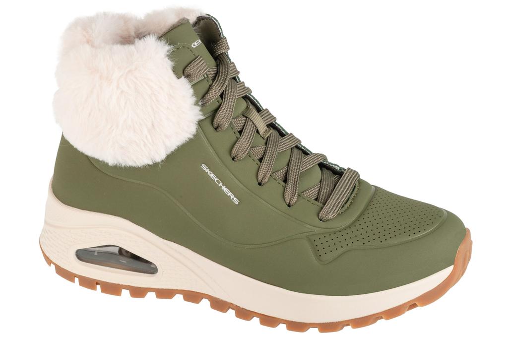 Skechers Uno Rugged - Fall Air, Womens Green Winter Boots