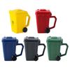 Capricious Wastebasket Shape Ceramic Mugs 400ml Multipurpose Drinkware Garbage Can Shape Mugs For Coffee Teas Juice