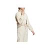 adidas Originals FW22 Куртка повседневная с воротником-стойкой и логотипом Trefoil Женская Цвет: молочно-белый HS1938