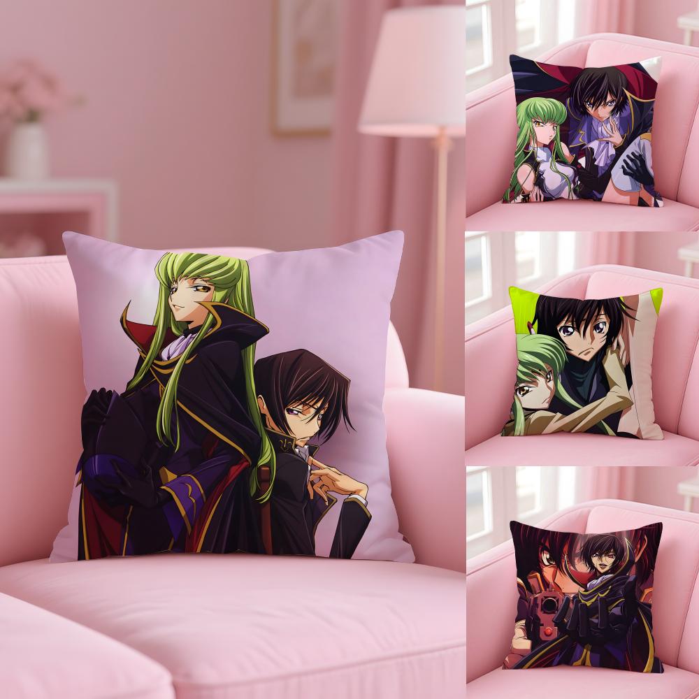 Код G-Geass Z-Zero Аниме Наволочка Плюшевая Ткань Мягкая Двусторонняя Печать Диван Теплая Зима Домашний Подарок Наволочка