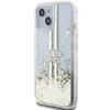Guess Guhcp15Mlfcsegt Iphone 15 Plus /14 Plus 6.7 Transparent Hardcase Liquid Glitter Gold Stripes