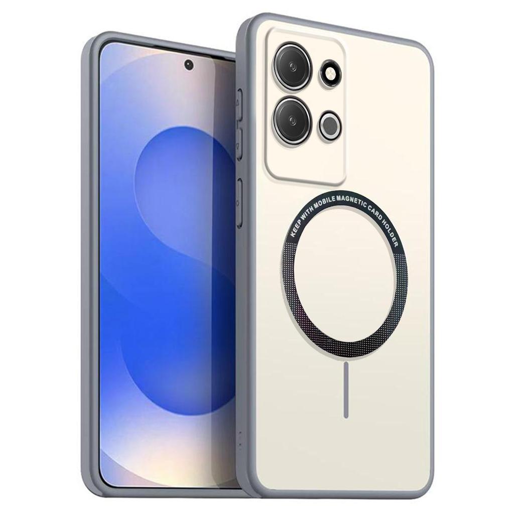 Матовый полупрозрачный магнитный чехол для телефона для Xiaomi Redmi 17 5G, 17 Мягкий ТПУ чехол