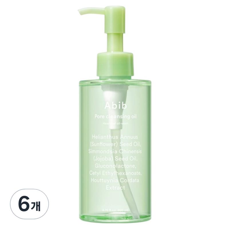 Abib Pore Houttuynia Cordata Oil Wash Cleansing Oil, 200ml, 6 pcs