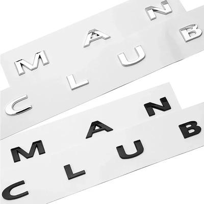 3D ABS Clubman Logo Автомобильный задний багажник багажника эмблема значок наклейка
