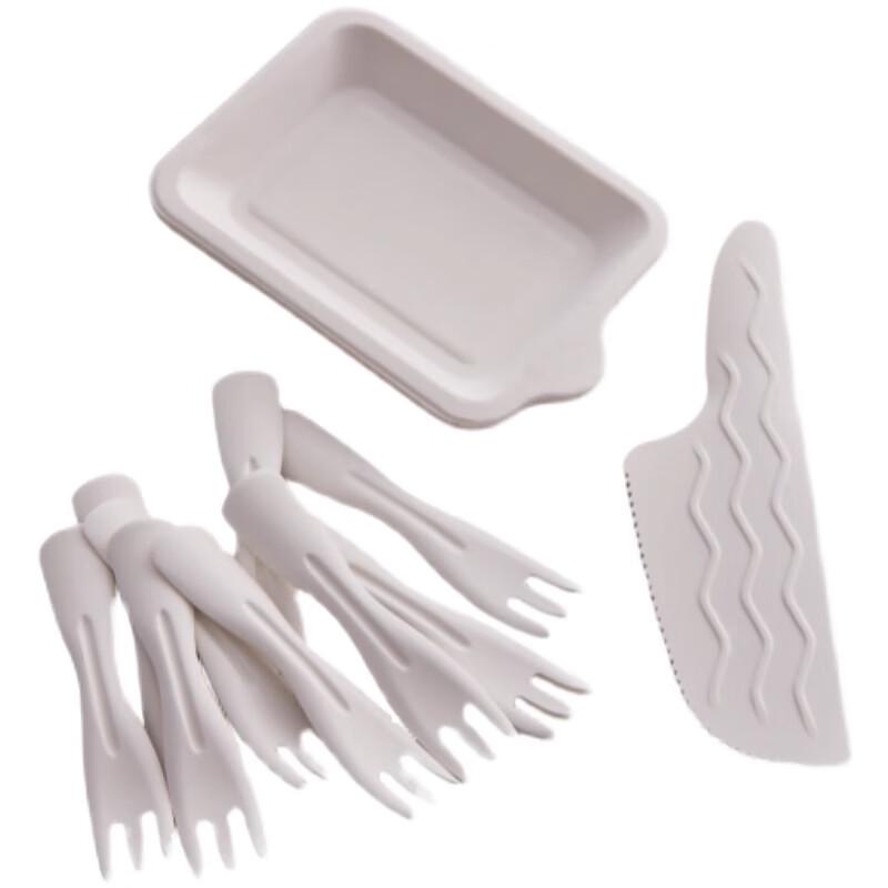 Eco-Friendly Disposable Paper Cake Tableware Set