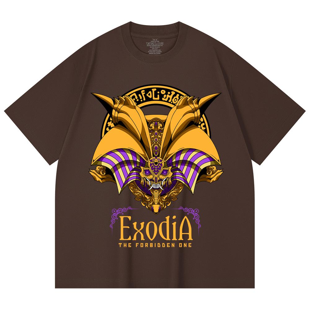 230 Gsm 100% Cotton Yu-Gi-Oh V2 Exodia Print Unisex Heavy Cotton T Shirt
