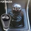 For Mazda 2/3/323/6/3 BK 2004 2005 2006 2007 2008 2009 2010 2011 2012 Gear Shift Knob Lever Shifter Head Car Styling