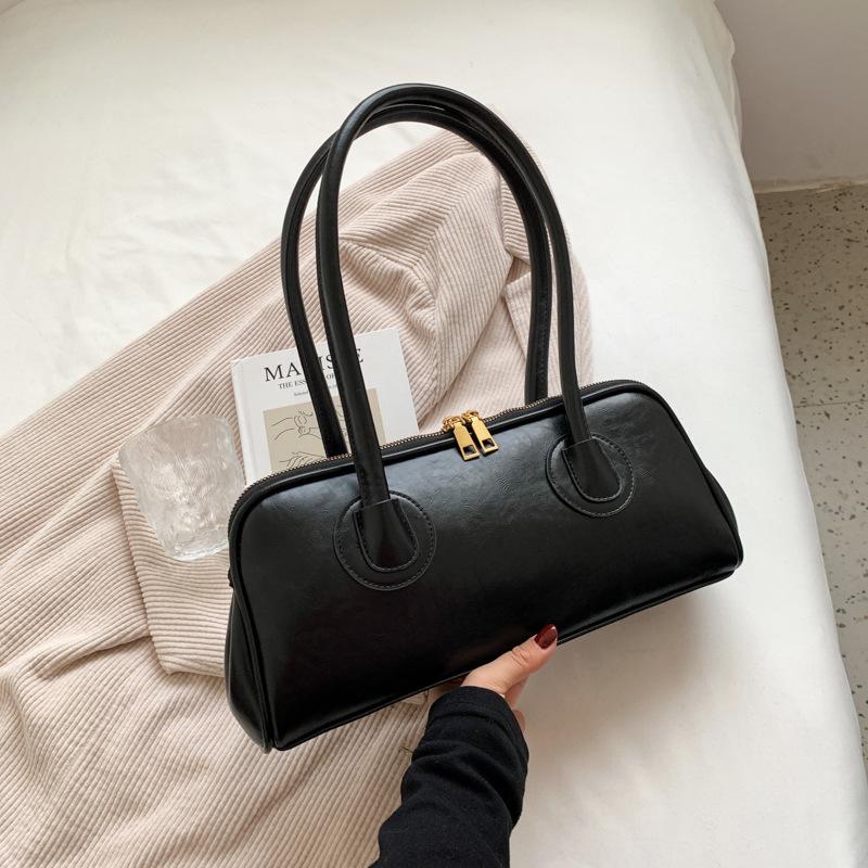 Новая Мода Нишевая Легкая Роскошь Женская Сумка Ретро Универсальная Сумка Через Плечо Под Мышку Премиум Портативная Сумка-Багет