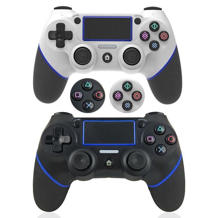 Беспроводной игровой контроллер Bluetooth P4 с двойной вибрацией двигателя и соматосенсорной связью