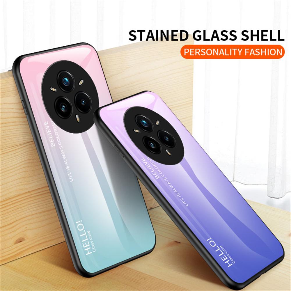 Для Realme 14 Pro+ 5G Чехол Защита от царапин Закаленное стекло+ПК+ТПУ Чехол для телефона