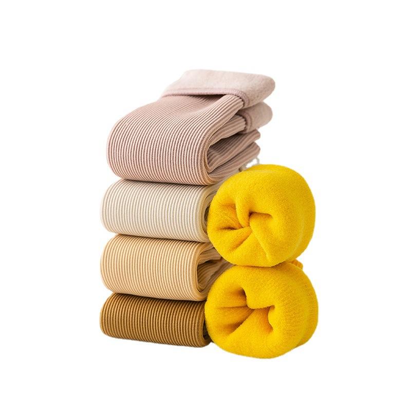 Детские зимние теплые носки для девочек, утепленные теплые носки, домашние напольные носки LXY