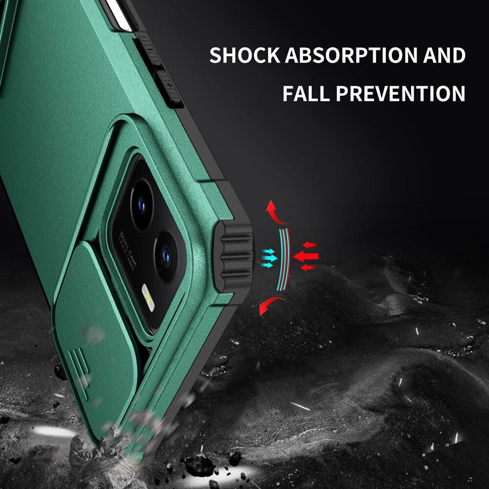 KEYSION Противоударный чехол для OPPO A96 A76 A36 A15S A95 A74 A54 4G, защита камеры, чехол с подставкой для Realme 9i