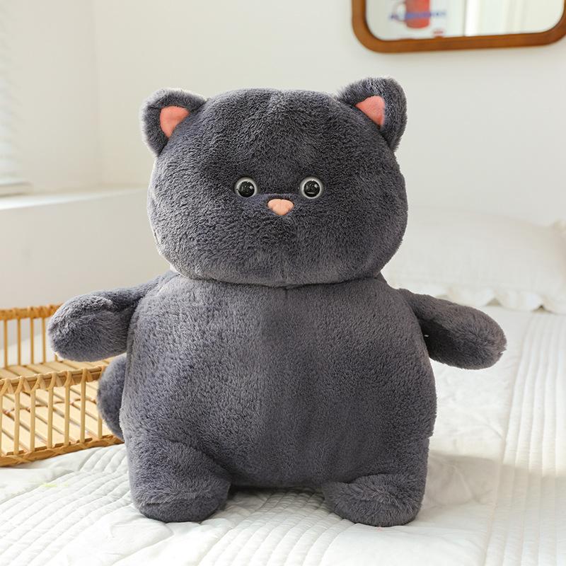 Плюшевая игрушка-кошка, имитация кошки, мягкий котенок, милая кукла-кошка, игрушки для питомцев, декор для дома, подарок для девочки на день рождения