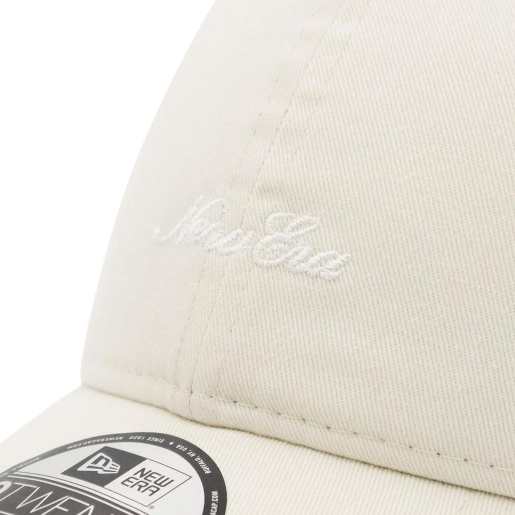 [New Era] 9TWENTY Low Cap Script Logo Ivory ML 920 WASHED MNLOGO IVO WHI 25J