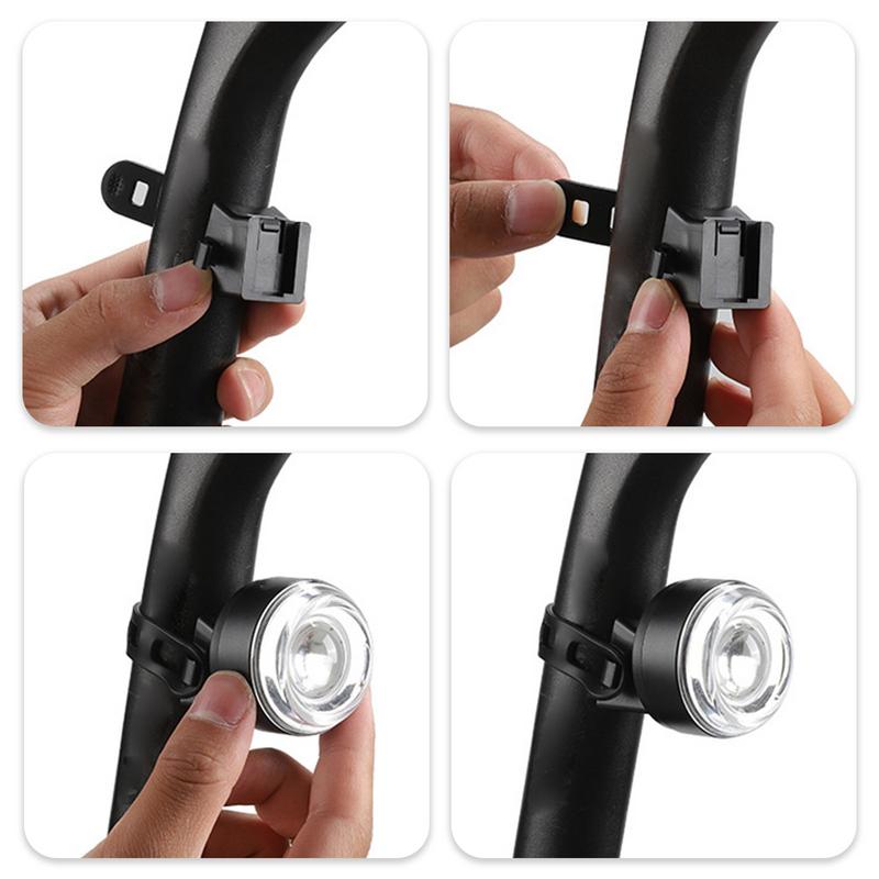 Bicycles Lights For Night Riding Colorful Smart LED Bike Lights Cycling Supplies Motorcycle Accessories Powersports Electronics