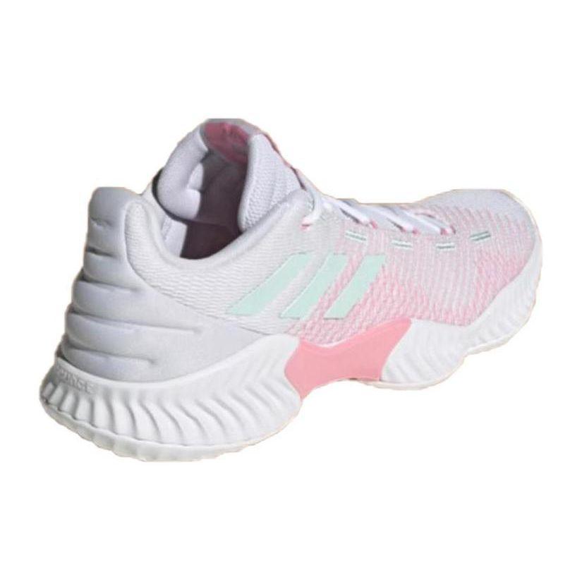 Adidas Pro Bounce 2018 Comfortable Sports Non-Slip Durable Low-Top Basketball Shoes Unisex Sneakers Pink White IG4494