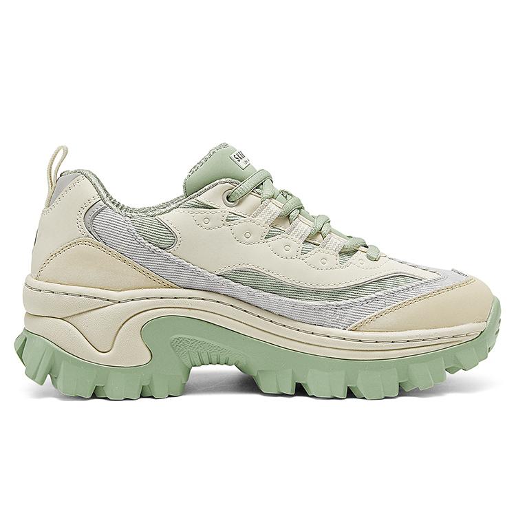 Skechers Hi-Ryze Медовый Пирог Обувь Удобные Универсальные Низкие Папины Кроссовки Женские кроссовки Мятно-Зеленый 177234-SAGE