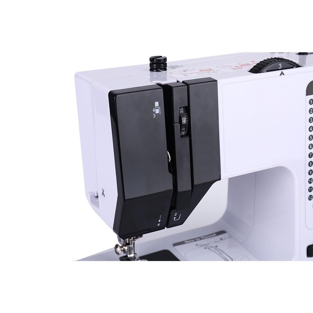 Sewing Machine Portable Handy Mini Replaceable Presser Foot 40 Stitches Overlock Knitting Start Button Electrec With Pedal Table