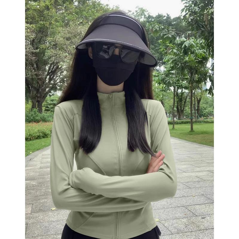 Женский серый летний кардиган-куртка из ледяного шелка с защитой от УФ-лучей 2025