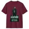 Мужские картонные футболки Alan Wake 2 Одежда из чистого хлопка Летняя эстетичная футболка с коротким рукавом с круглым вырезом Модная футболка