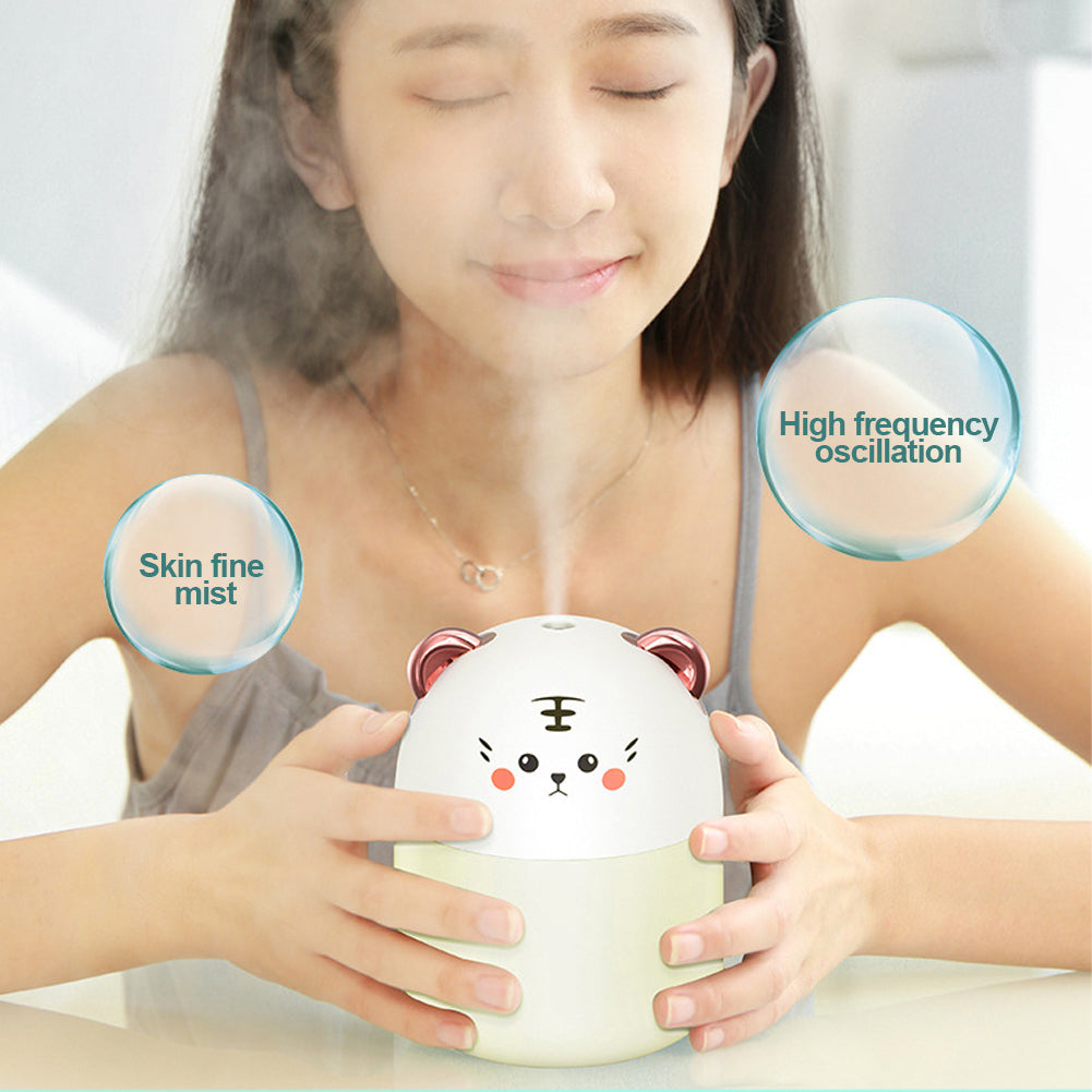 Новый настольный увлажнитель с красочной атмосферной подсветкой, емкостью 250 мл, прохладный диффузор аромата тумана, увлажнитель воздуха для дома, спальни, очиститель