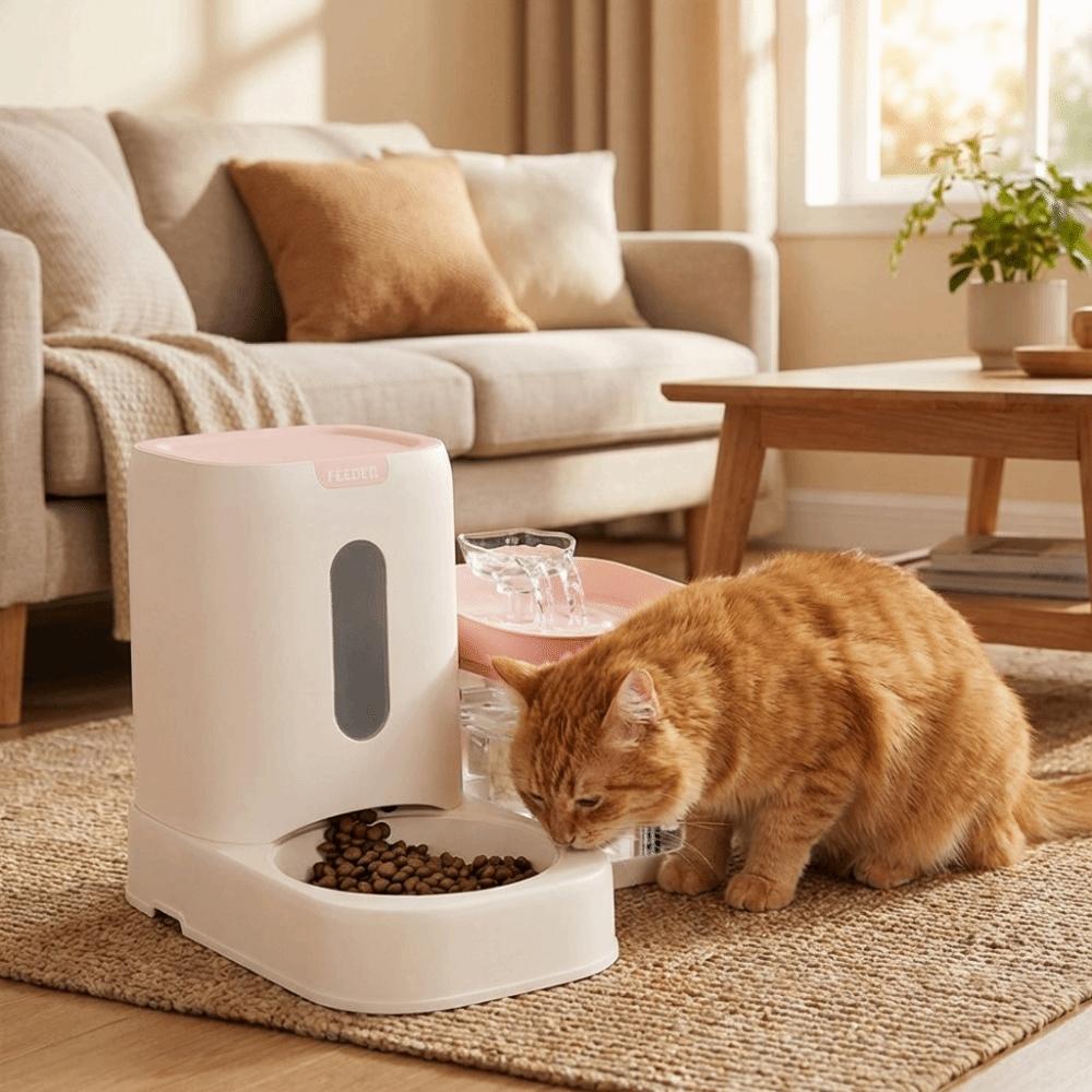Mute Pump Cat Drinking Fountain Removable Automatic Water Dispenser for Dogs Cats