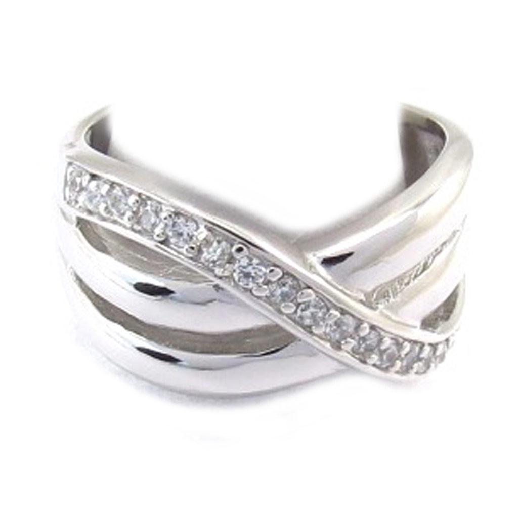 White 'Goddess' Silver Ring