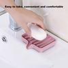 Drain Soap Holder Soap Box Portable Tray Drying Rack for Shower Sponge Container Kitchen Bathroom Accessories