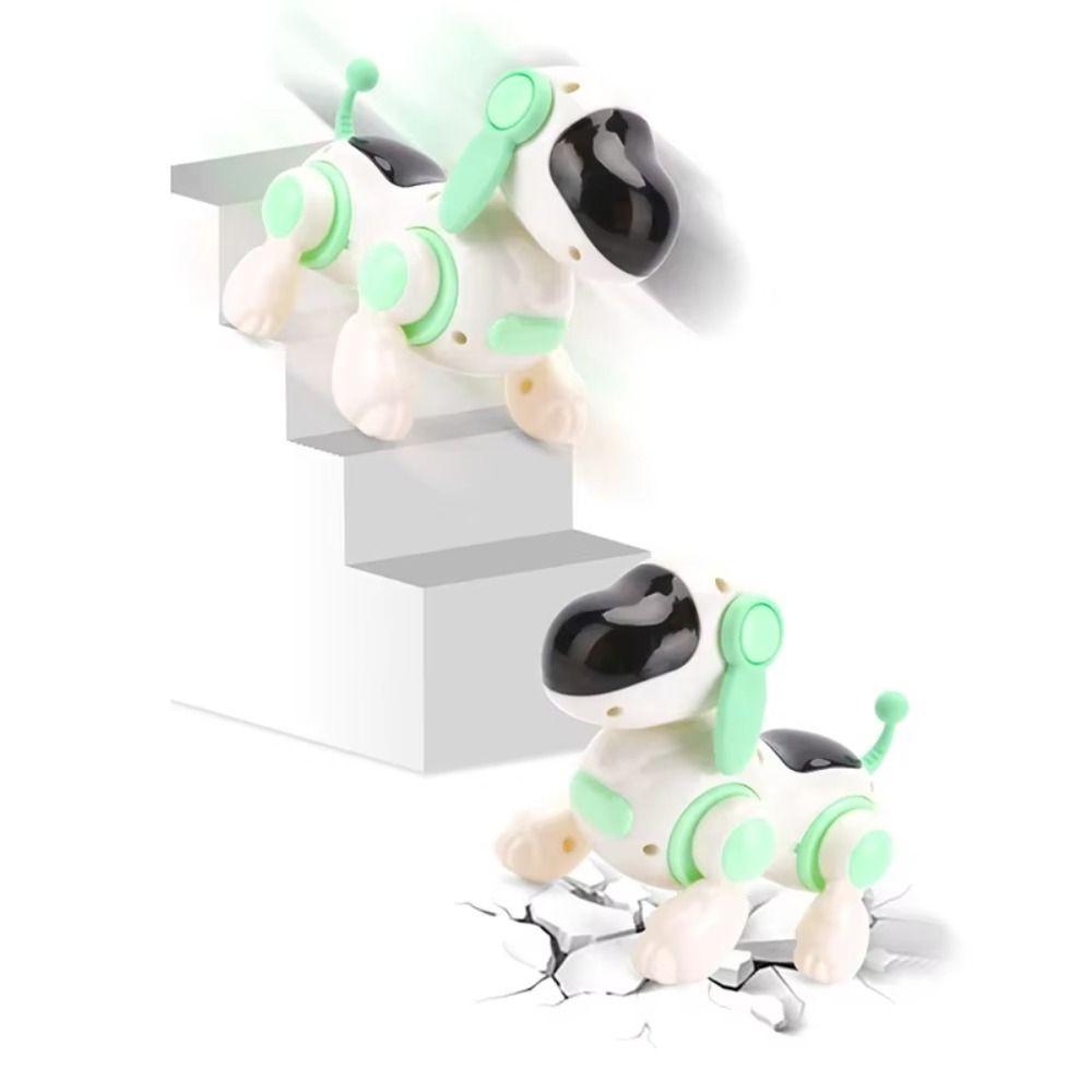 with LED Dog Walking Dancing Toy Plastic Robot Electronic Dog Children's Christmas Gift