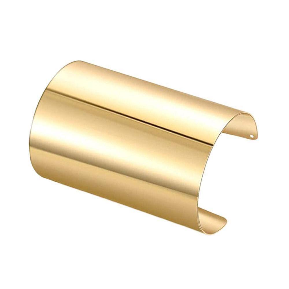 Adjustable Open Armlet Bracelet Gold/Silver Metal Bracelet Jewelry Cuff Bangle  Women