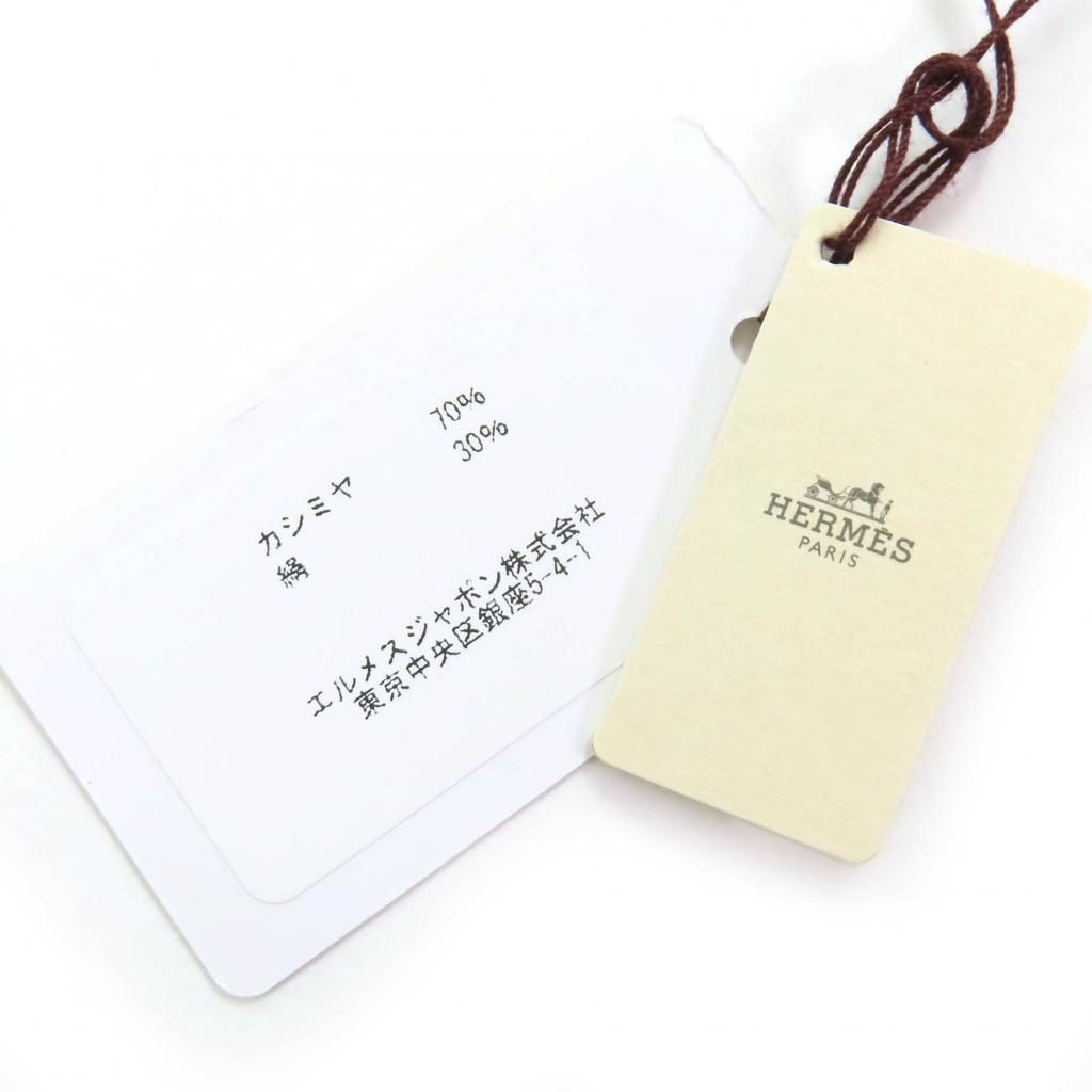 Pristine HERMES Stall Chevaux Deschenes Karegean Large Cashmere Women 244096S Used