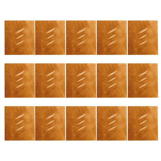 Подарочная упаковочная бумага в форме хлеба Крафт-бумага Рустикальные дизайны хлеба Маслостойкая Устойчивая к разрывам Кухонные принадлежности для DIY-вечеринки