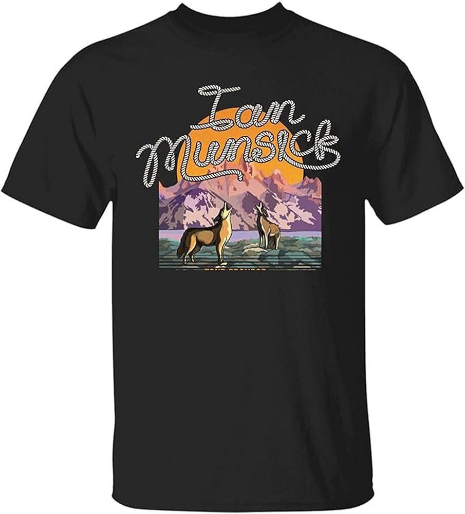 Hot Ian Munsick For Fans Heavy Cotton Black Full Size Men Women Shirt MM687