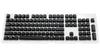 FILCO Majestouch Replacement PBT Molded Keycap English 104 US ASCII Two-Color Set, Asphalt, Layout, Keys,