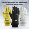Ski Gloves Winter Outdoor Riding Motorcycle Windproof, Waterproof and Cold-proof Men's Touch Screen Non-slip Velvet Women's Gloves