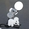 Cute Adorable Mini Kawaii Koala Plush Doll Electric Bicycle Car Ornament Anti-Shake Pendant Decoration