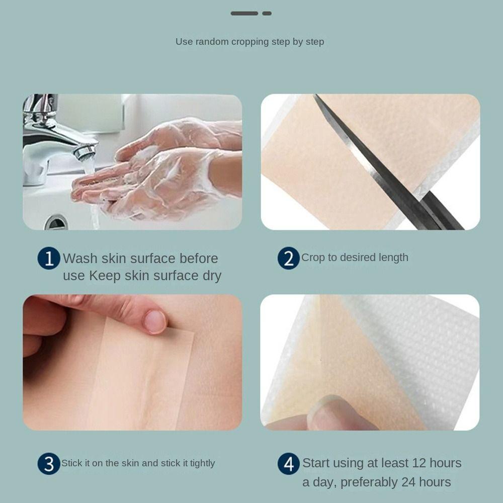 Самоклеящаяся лента для лечения рубцов, многоразовые пластыри для ухода за рубцами, для покрытия пятен на теле и шрамов