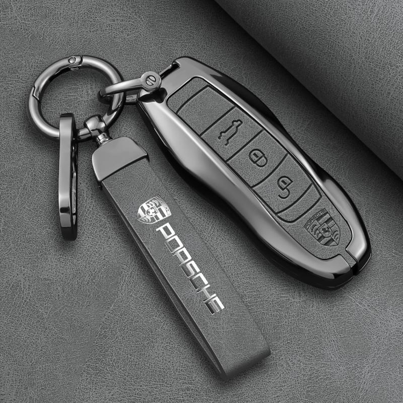 Высококачественный Чехол-Оболочка для Ключа Автомобиля Для Porsche Panamera Spyder Carrera Macan Cayman Cayenne 911 970 981 991 БрелокАксессуар